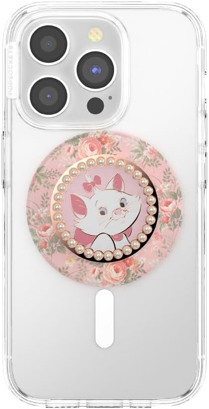 image:imagePopSockets Phone Grip for MagSafe Secure Magnetic Phone Grip amp Stand HandsFree Kickstand Wireless Charging Compatible Disney Heart Two CuteMarie in Bloom