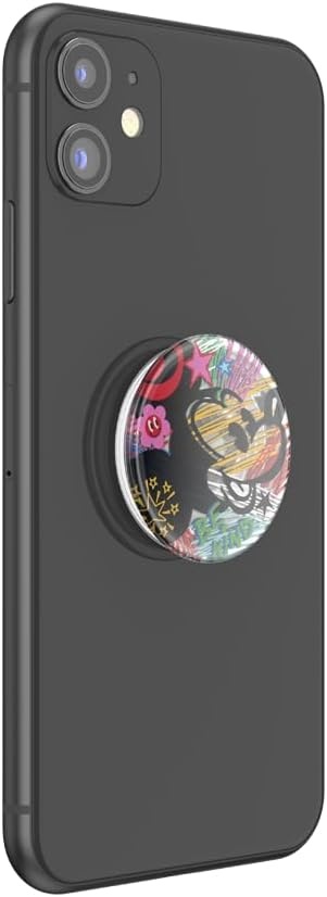 image:imagePopSockets Phone Grip for MagSafe Secure Magnetic Phone Grip amp Stand HandsFree Kickstand Wireless Charging Compatible Disney Heart Two CuteMickey Be Kind