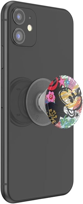 image:imagePopSockets Phone Grip for MagSafe Secure Magnetic Phone Grip amp Stand HandsFree Kickstand Wireless Charging Compatible Disney Heart Two CuteMickey Be Kind