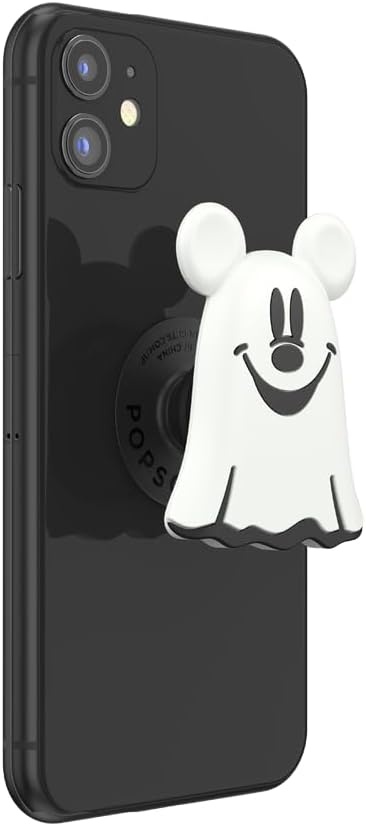 image:imagePopSockets Phone Grip for MagSafe Secure Magnetic Phone Grip amp Stand HandsFree Kickstand Wireless Charging Compatible Disney Heart Two CuteMickey Ghost