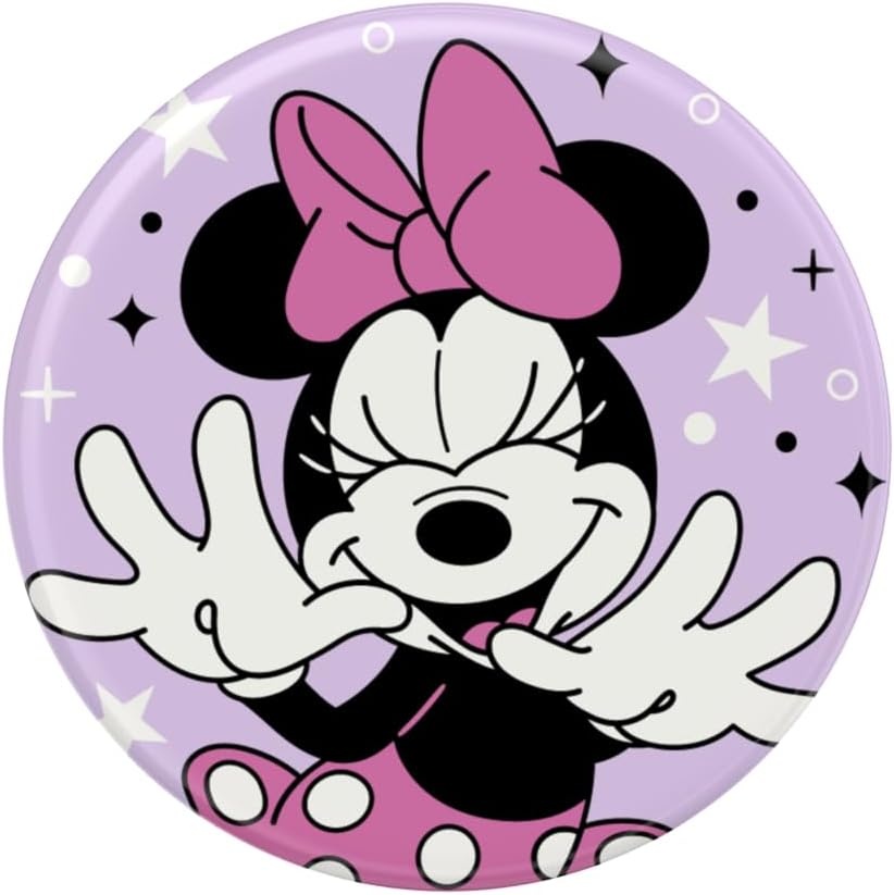 image:imagePopSockets Phone Grip for MagSafe Secure Magnetic Phone Grip amp Stand HandsFree Kickstand Wireless Charging Compatible Disney Heart Two CuteMinnie Sparkle