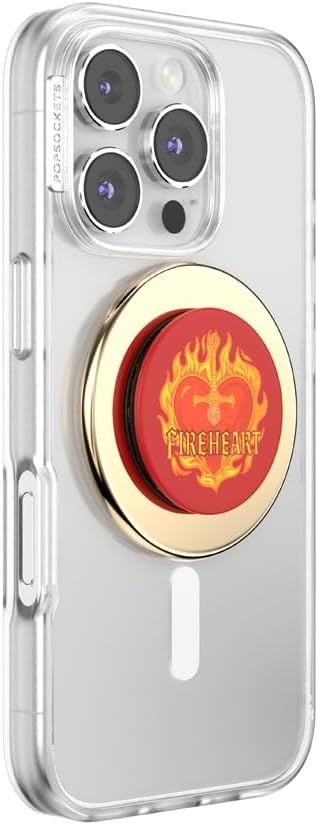 image:imagePopSockets Swappable PopTop for Phone Grips Compatible with Adhesive or MagSafe Bases Once Upon a TimeFireheart