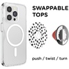 PopSockets Phone Grip for MagSafe, Secure Magnetic Phone Grip & Stand, Hands-Free Kickstand, Wireless Charging Compatible, Disney – Heart Two Cute(Cruella De Vil)