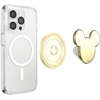 PopSockets Phone Grip for MagSafe, Secure Magnetic Phone Grip & Stand, Hands-Free Kickstand, Wireless Charging Compatible, Disney – Heart Two Cute(Gold Mickey)