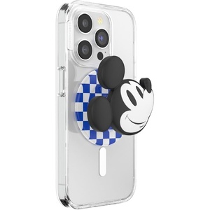 PopSockets Phone Grip for MagSafe, Secure Magnetic Phone Grip & Stand, Hands-Free Kickstand, Wireless Charging Compatible, Disney – Heart Two Cute(Classic Mickey)