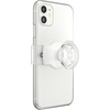 PopSockets Phone Grip Slide for Phones and Cases, Sliding Phone Grip with Expanding Kickstand – Black(White Clear)