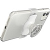 PopSockets Phone Grip Slide for Phones and Cases, Sliding Phone Grip with Expanding Kickstand – Black(White and Clear)