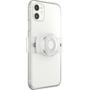 PopSockets Phone Grip Slide for Phones and Cases, Sliding Phone Grip with Expanding Kickstand – Black(White and Clear)