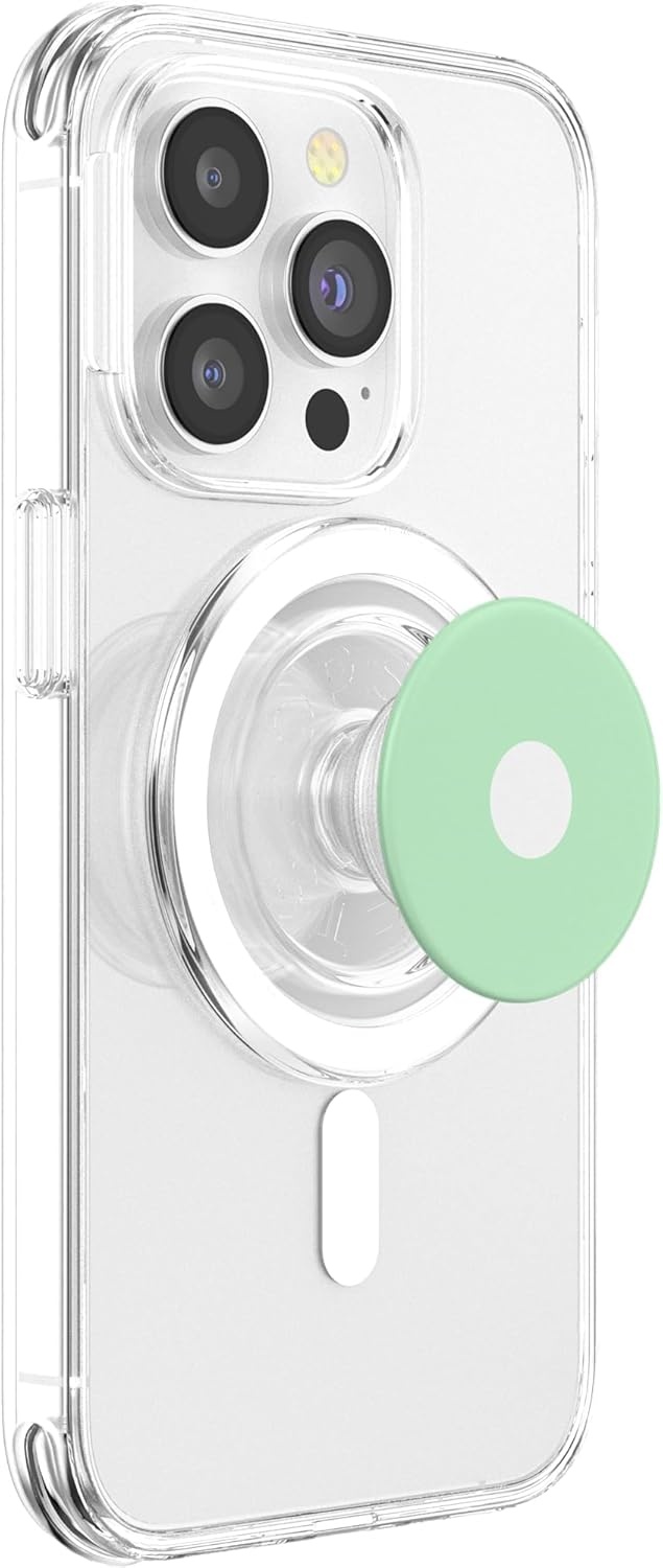 image:imagePopSockets Phone Grip Green amp White Dot PopSockets Adhesive PopGripMagnetic PopGrip