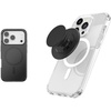 Bundle of PopSockets iPhone 17 Pro Phone Case with MagSafe, Wireless Charging Compatible, Black – Black Transluscent + PopSockets Phone Grip for MagSafe, Magnetic Holder, Phone Stand, Black – Black
