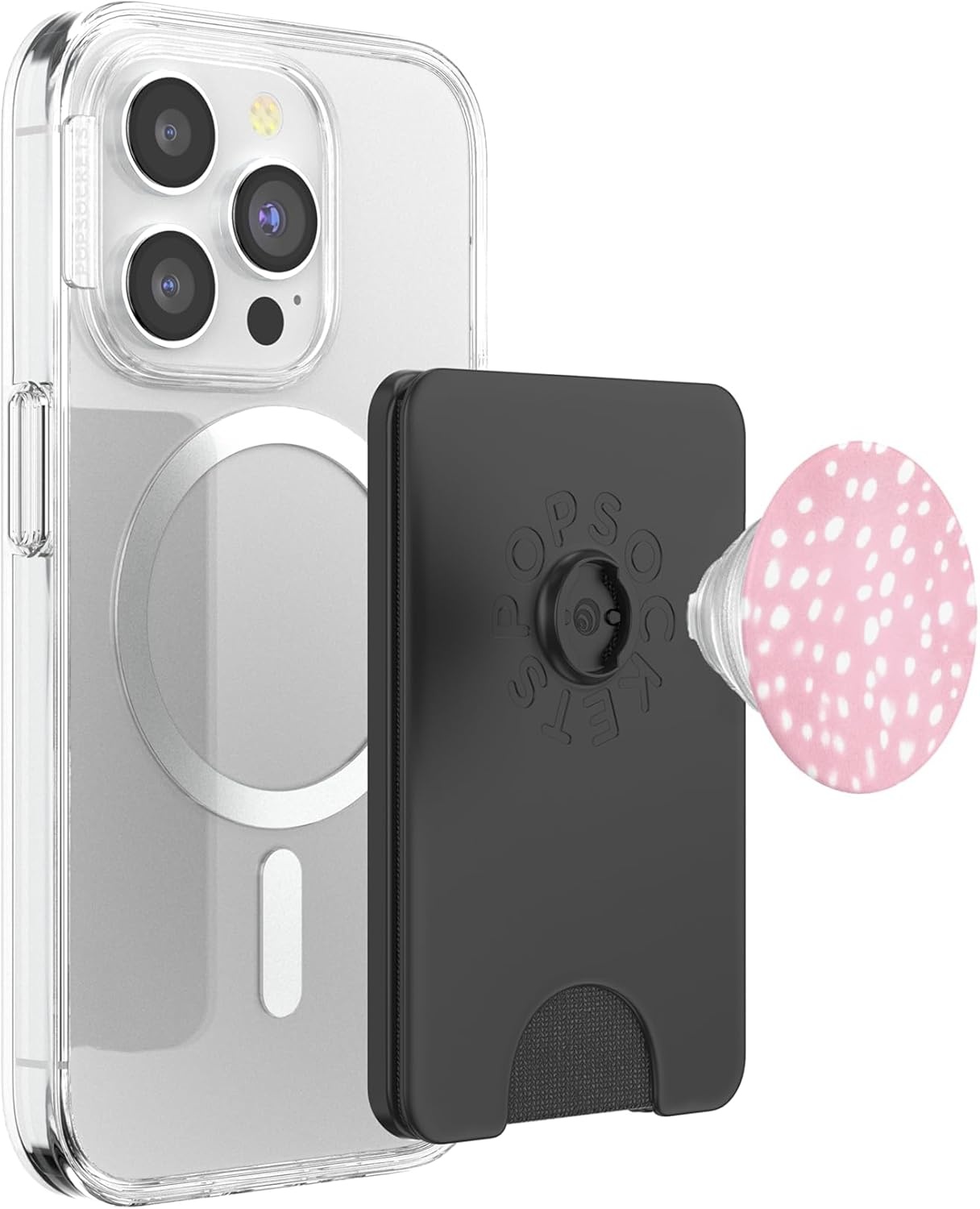image:imagePopSockets Phone Grip Pink Deer PopSockets PopGrip for MagSafeMagnetic PopWallet