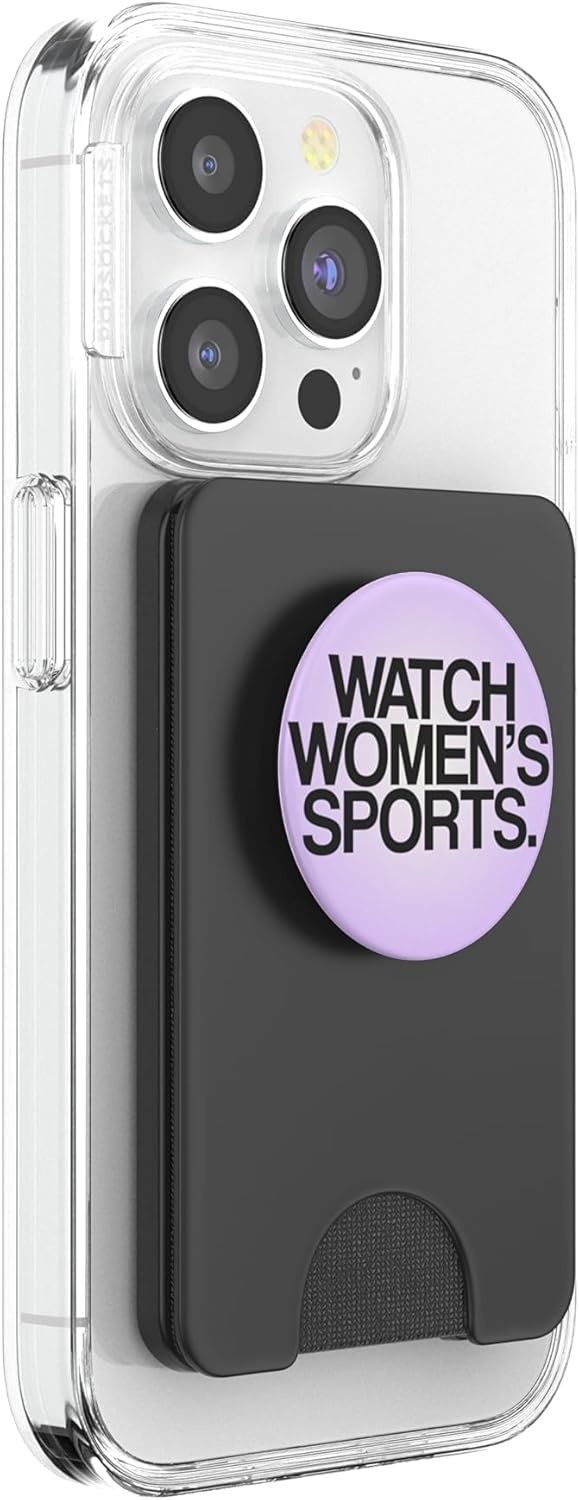 image:imagePopSockets Phone Grip Watch Womens Sports Purple PopSockets PopGrip for MagSafeMagnetic PopWallet