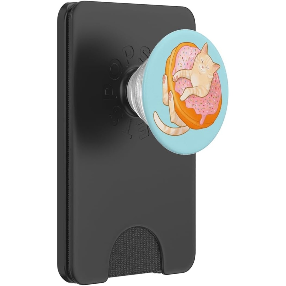 image:imagePopSockets Cat Phone Grip  Donut Kitty PopSockets PopGrip for MagSafeMagnetic PopWallet