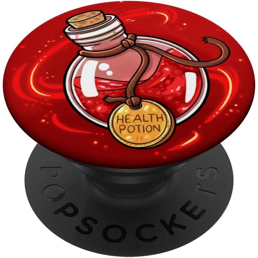 image:imagePopSockets Phone Grip Health Potion PopSockets PopGrip for MagSafeAdhesive PopGrip