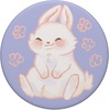 PopSockets Phone Grip – Fluffy Bunny PopSockets PopGrip for MagSafe(Adhesive PopGrip)
