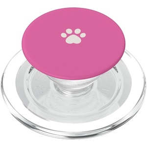 PopSockets Phone Grip – Pet Paw Pink PopSockets PopGrip for MagSafe(Magnetic PopGrip)