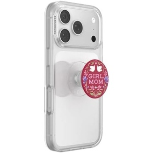 PopSockets Phone Grip for MagSafe, Magnetic Holder, Phone Stand, Mom – Girl Mom(Gril Mom Adhesive)