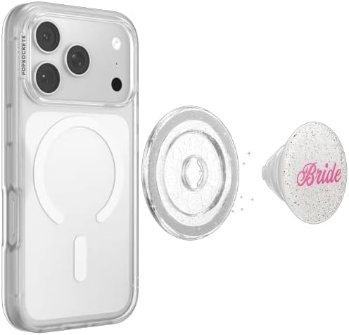 image:imagePopSockets Phone Grip for MagSafe Magnetic Holder Phone Stand Cute Bridal BlingBridal Bling