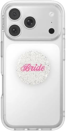 image:imagePopSockets Phone Grip for MagSafe Magnetic Holder Phone Stand Cute Bridal BlingBridal Bling Adhesive