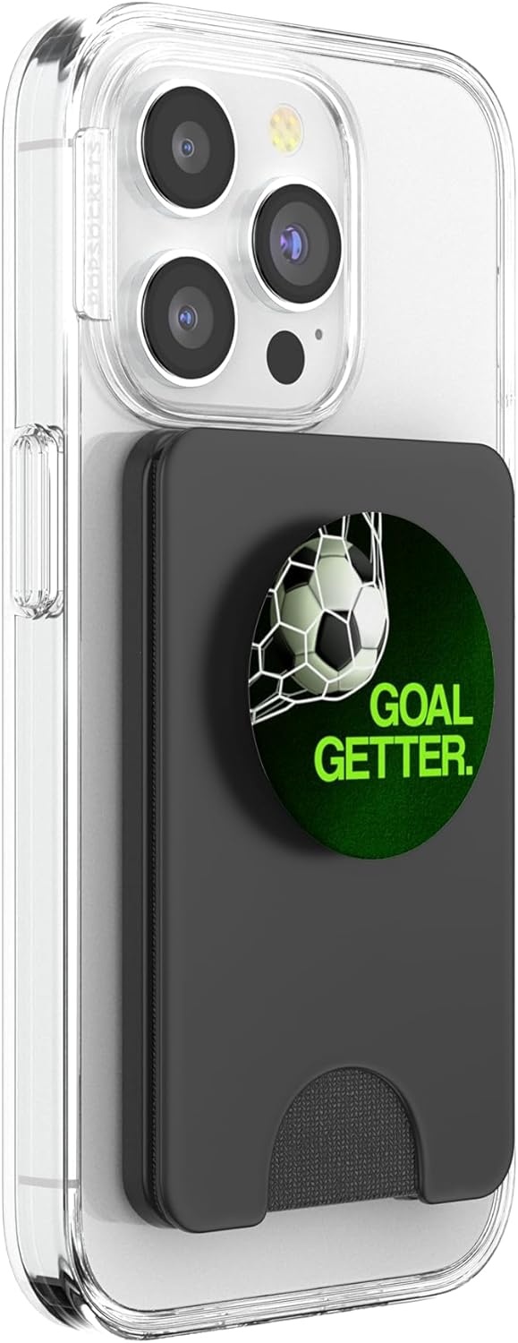 image:imagePopSockets Soccer Phone Grip Goal Getter PopSockets PopGrip for MagSafeMagnetic PopWallet