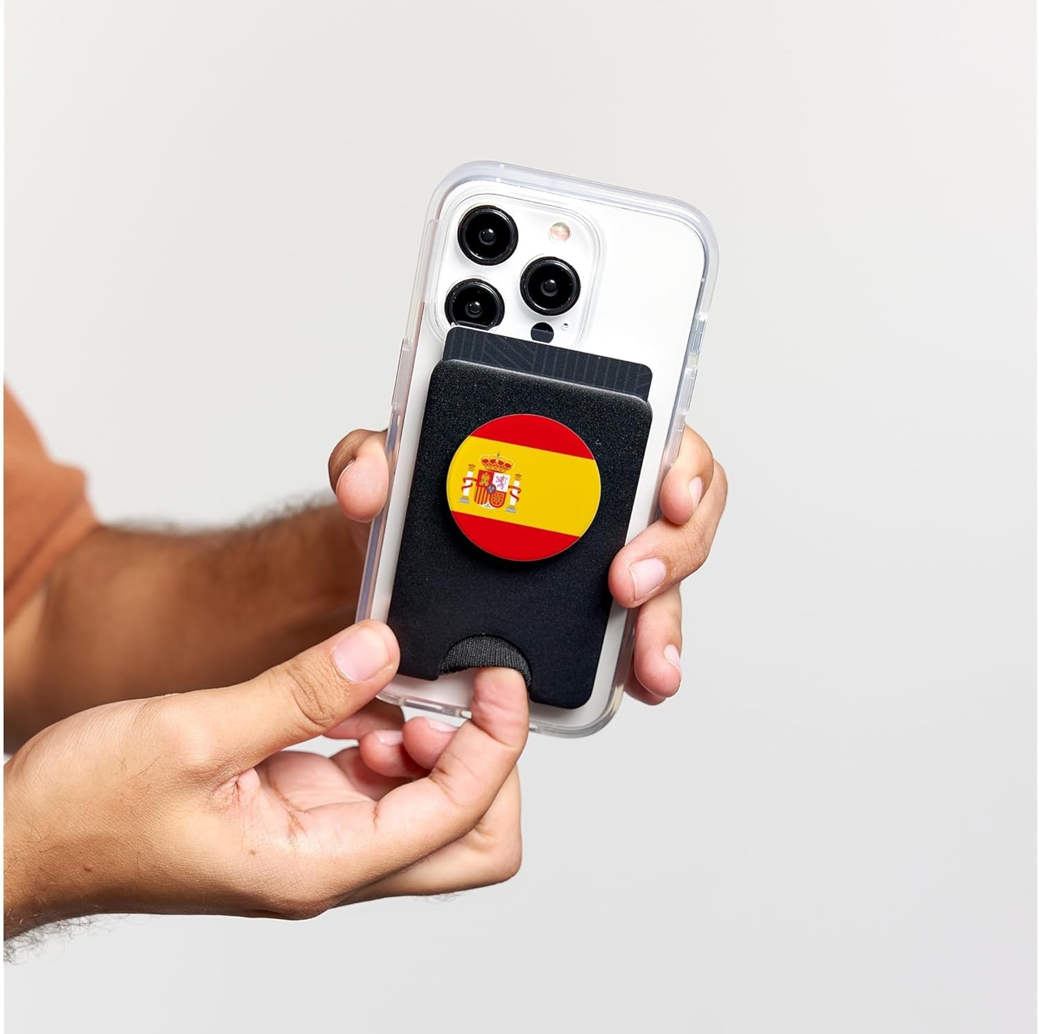 image:imagePopSockets World Cup Phone Grip Spain Flag PopSockets PopGrip for MagSafeMagnetic PopWallet