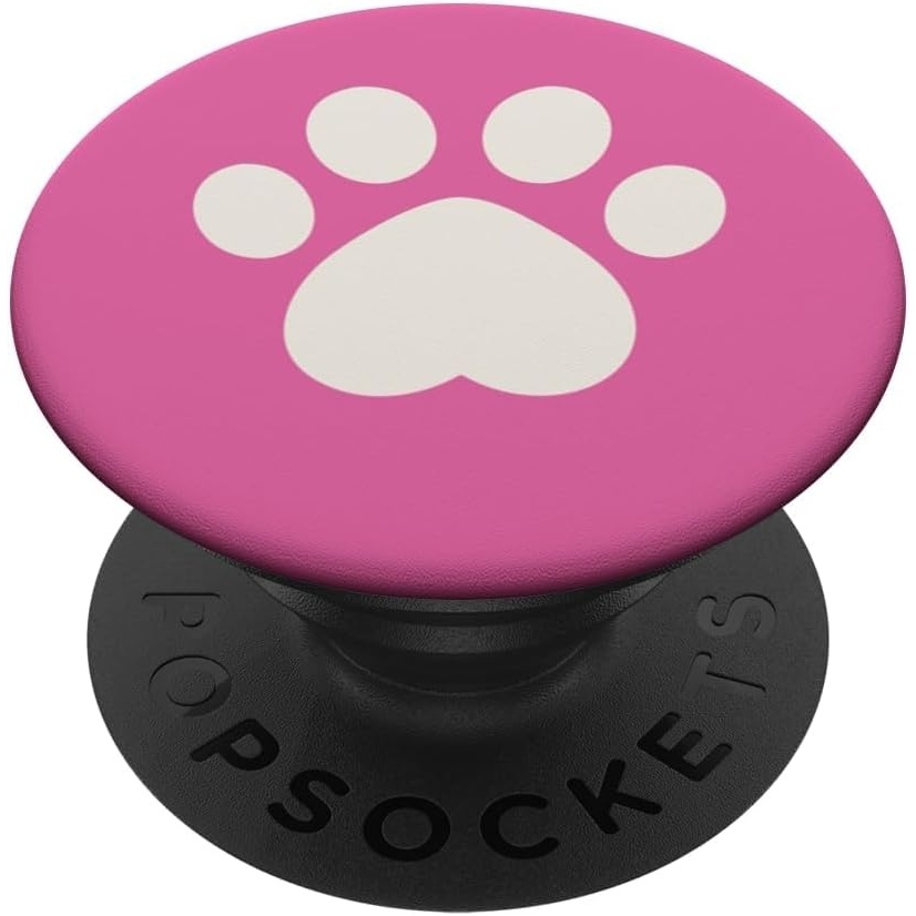 image:imagePopSockets Pet Phone Grip Pink Paw PopSockets PopGrip for MagSafeAdhesive PopGrip
