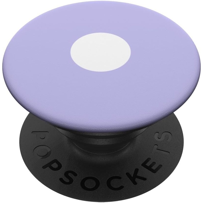 image:imagePopSockets Phone Grip Purple amp White Dot PopSockets PopGrip for MagSafeAdhesive PopGrip