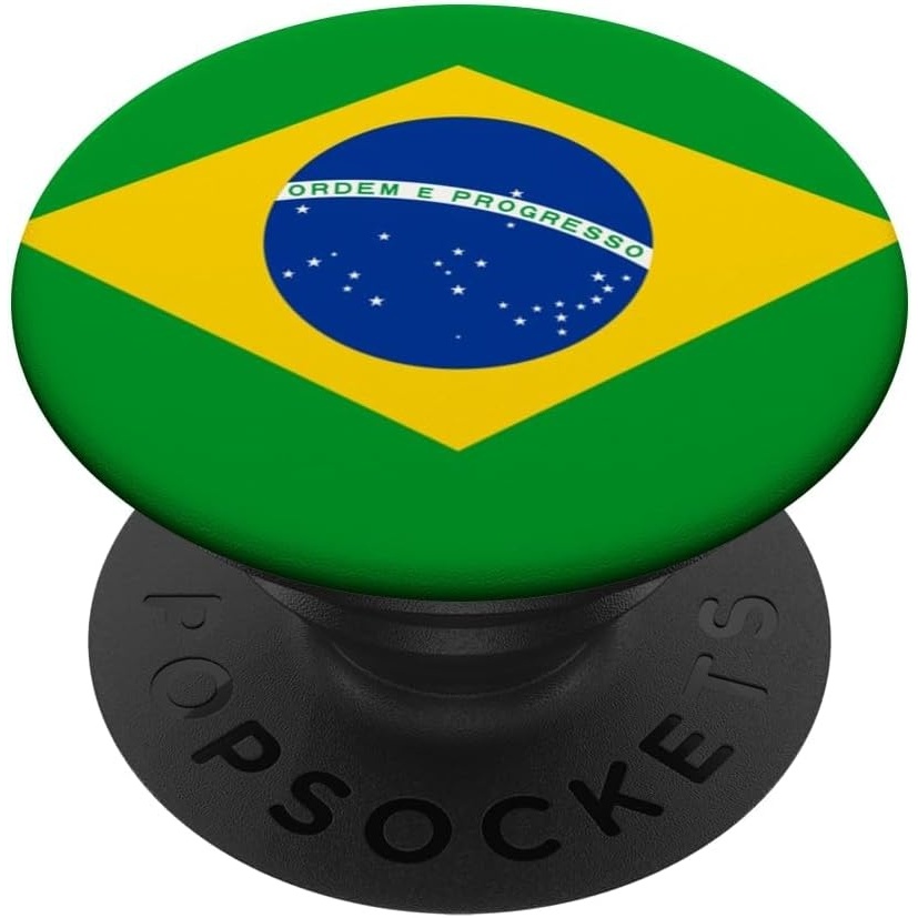 image:imagePopSockets World Cup Phone Grip  Brazil Flag PopSockets PopGrip for MagSafeAdhesive PopGrip