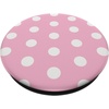 PopSockets Phone Grip – Pink & White Polka Dots PopSockets PopGrip for MagSafe(Adhesive PopGrip)