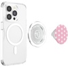 PopSockets Phone Grip – Pink & White Polka Dots PopSockets PopGrip for MagSafe(Magnetic PopGrip)