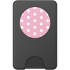 PopSockets Phone Grip – Pink & White Polka Dots PopSockets PopGrip for MagSafe(Magnetic PopWallet)