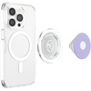 PopSockets Phone Grip – Purple & White Dot PopSockets PopGrip for MagSafe(Magnetic PopGrip)