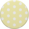 PopSockets Phone Grip – Yellow & White Polka Dots PopSockets Adhesive PopGrip(Adhesive PopGrip)