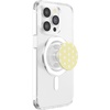 PopSockets Phone Grip – Yellow & White Polka Dots PopSockets Adhesive PopGrip(Magnetic PopGrip)