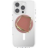 PopSockets Phone Grip for MagSafe, Magnetic Holder, Phone Stand, Heart – Pillow Cut Heart Clear Glitter(Enamel Clay Cut)
