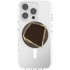 PopSockets Phone Grip for MagSafe, Magnetic Holder, Phone Stand, Heart – Pillow Cut Heart Clear Glitter(Enamel Cocoa Cut)