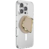 PopSockets Phone Grip for MagSafe, Magnetic Holder, Phone Stand, Heart – Pillow Cut Heart Clear Glitter(Enamel Latte Cut)