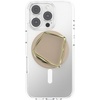 PopSockets Phone Grip for MagSafe, Magnetic Holder, Phone Stand, Heart – Pillow Cut Heart Clear Glitter(Enamel Latte Cut)
