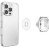 PopSockets Phone Grip for MagSafe, Magnetic Holder, Phone Stand, Heart – Pillow Cut Heart Clear Glitter(Pillow Cut Glitter Adhesive)