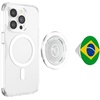 PopSockets World Cup Phone Grip – Brazil Flag PopSockets PopGrip for MagSafe(Magnetic PopGrip)
