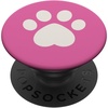 PopSockets Pet Phone Grip – Pink Paw PopSockets PopGrip for MagSafe(Adhesive PopGrip)