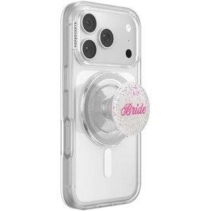 PopSockets Phone Grip for MagSafe, Magnetic Holder, Phone Stand, Cute – Bridal Bling(Bridal Bling)
