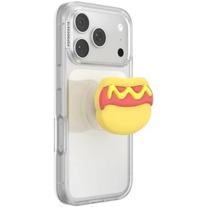 PopSockets Phone Grip for MagSafe, Magnetic Holder, Phone Stand, Cute – Stay Cultured(Hot Dog)