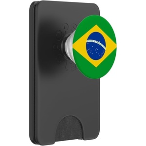 PopSockets World Cup Phone Grip – Brazil Flag PopSockets PopGrip for MagSafe(Magnetic PopWallet)