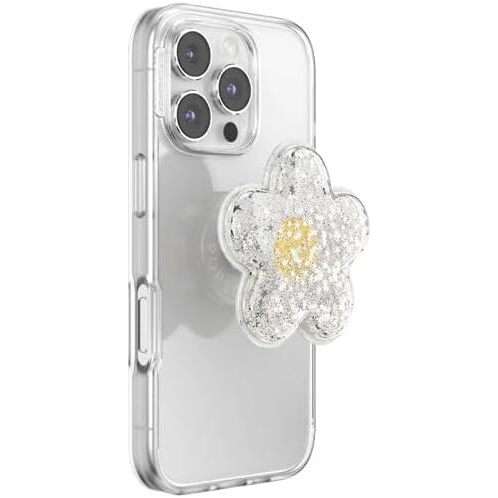 image:imagePopSockets PopTop Adhesive Phone Grip with Swappable Top Squishy  Tidepool Squishy Daisy White
