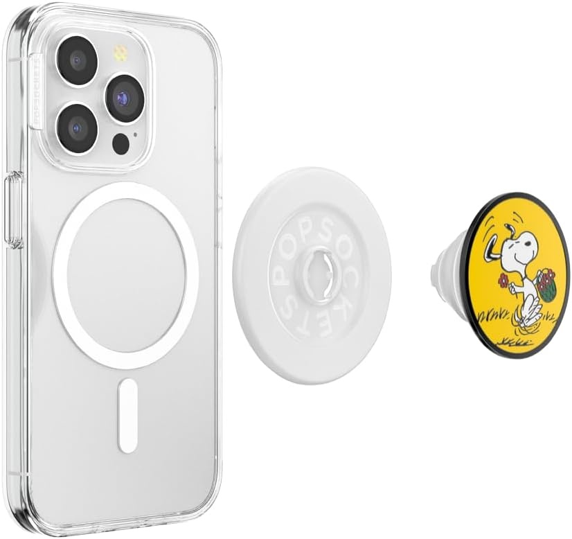 image:imagePopSockets Phone Grip for MagSafe Magnetic Holder Phone Stand Tidepool Dog Lips BlechPopOut Sitting Snoopy