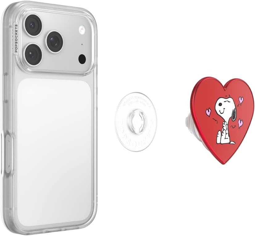 image:imagePopSockets Phone Grip for MagSafe Magnetic Holder Phone Stand Tidepool Dog Lips BlechSnoopys Big Heart