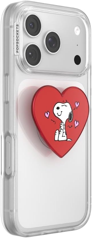 image:imagePopSockets Phone Grip for MagSafe Magnetic Holder Phone Stand Tidepool Dog Lips BlechSnoopys Big Heart