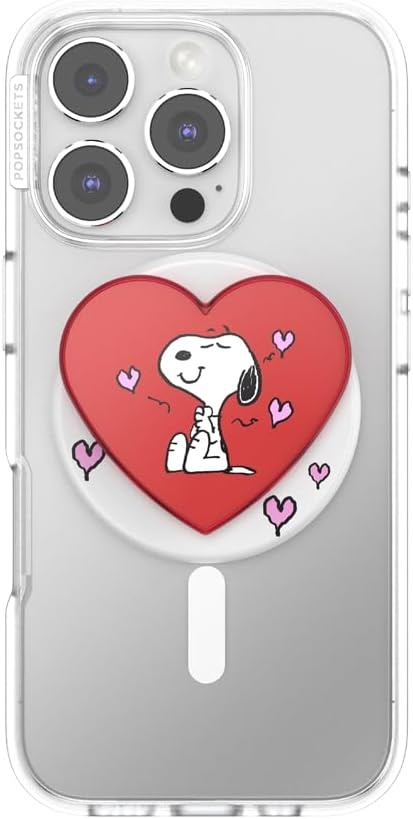 image:imagePopSockets Phone Grip for MagSafe Magnetic Holder Phone Stand Tidepool Dog Lips BlechSnoopys Big Heart