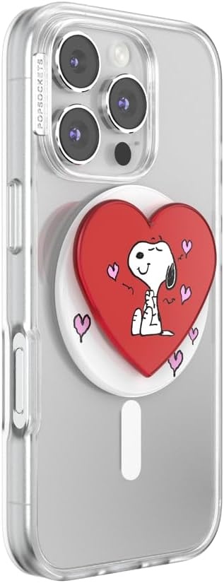 image:imagePopSockets Phone Grip for MagSafe Magnetic Holder Phone Stand Tidepool Dog Lips BlechSnoopys Big Heart